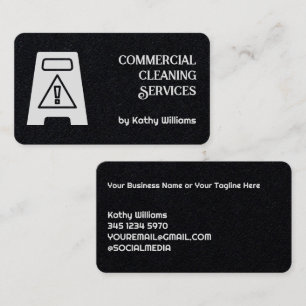 Carte De Visite Nettoyeur commercial