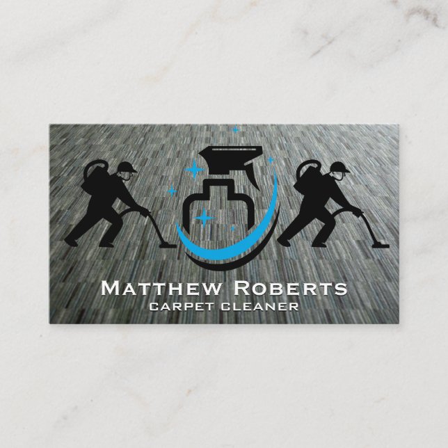 Carte De Visite Nettoyeur de tapis | Spray de nettoyage (Devant)