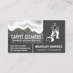 Carte De Visite Nettoyeur de tapis   Tapis   Les soap-sons