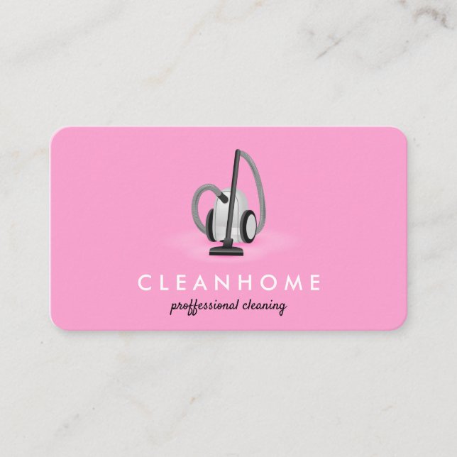Carte De Visite Nettoyeur de vide Maison de nettoyage à domicile G (Devant)