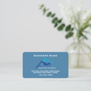 Carte De Visite Nettoyeur haute pression personnalisé lavage à hau