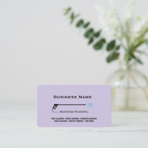 Carte De Visite Nettoyeur haute pression personnalisé lavage à hau