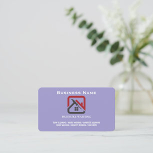 Carte De Visite Nettoyeur haute pression personnalisé lavage à hau