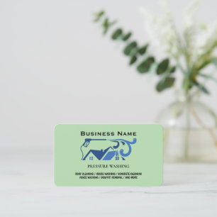 Carte De Visite Nettoyeur haute pression personnalisé lavage à hau