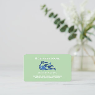 Carte De Visite Nettoyeur haute pression personnalisé nettoyage mo