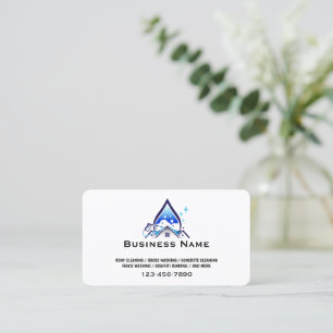 Carte De Visite Nettoyeur haute pression personnalisé nettoyage si