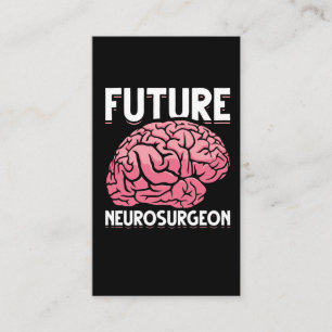 Carte De Visite Neurochirurgien Étudiant Funky Cerveau Neuro Chiru
