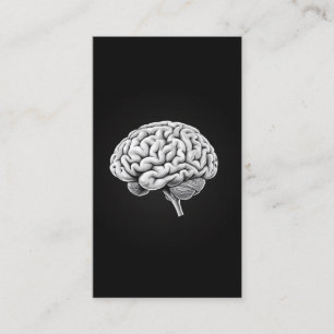 Carte De Visite Neurologue Cerveau Docteur Moderne Gras