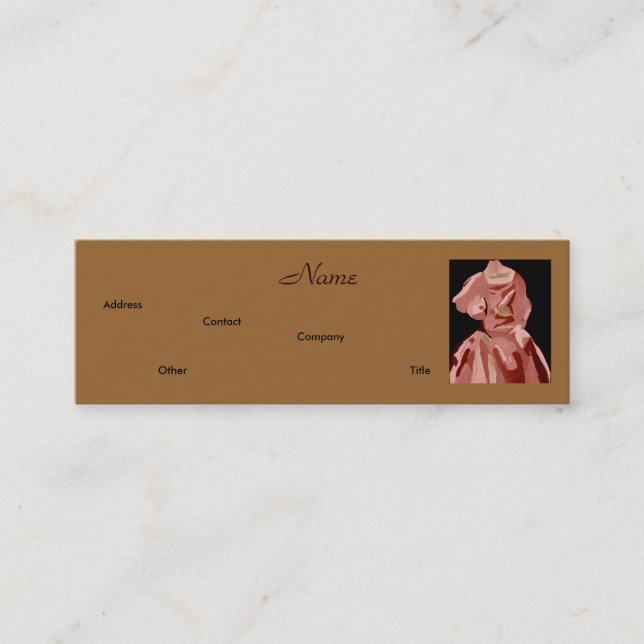 Carte de visite Neutral II (Devant)