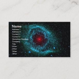 Carte De Visite NGC 7293 L'Helix Nebula NASA