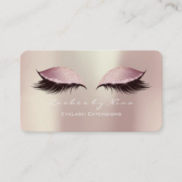 Carte De Visite Nina Maquillage Eyebrow Lashes Parties scintillant