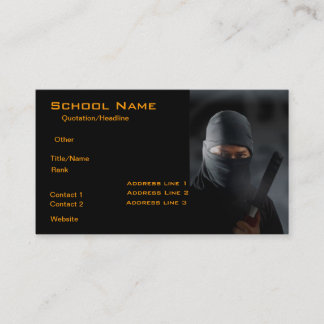 Carte de visite Ninja