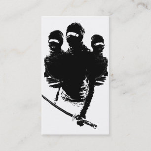 Carte De Visite ninjas de tres