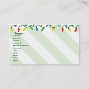 Carte De Visite Noël - affaires
