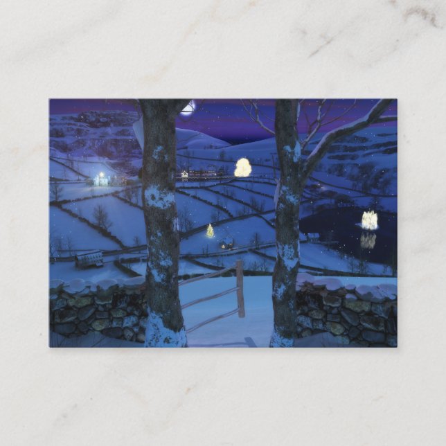 Carte De Visite Noël aux Signets de Glen (Devant)