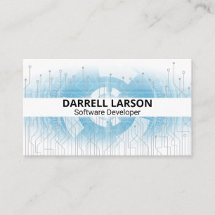 Carte De Visite Noeuds électroniques   Technologie de la circulati