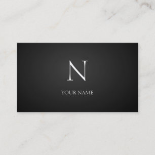 Carte De Visite Noir