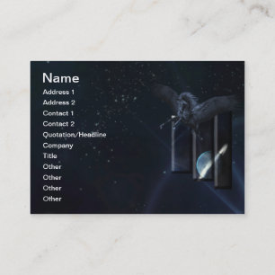 Carte de visite noir du Pegasus