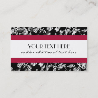 Carte De Visite Noir et blanc