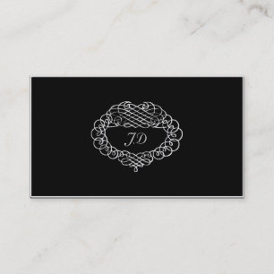 Carte De Visite noir et blanc