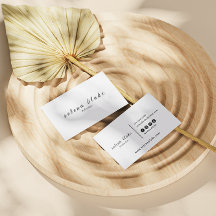 Noir et blanc minimaliste | Professionnel moderne