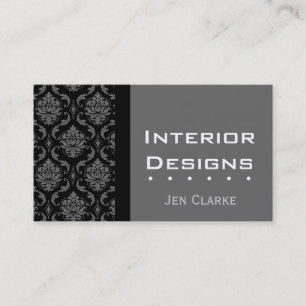 Carte de visite noir et gris fait sur commande