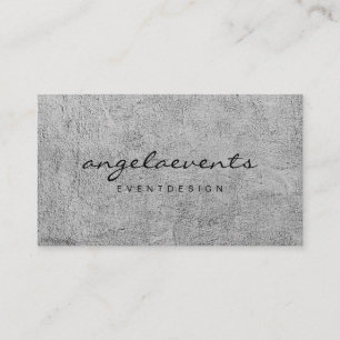 Carte De Visite Noir moderne et blanc