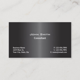 Carte De Visite Noir simple moderne professionnel de réparation