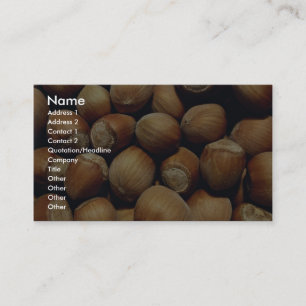 Carte De Visite Noisette sauvage