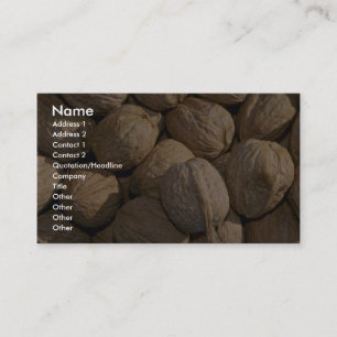 Carte De Visite Noix délicieuses