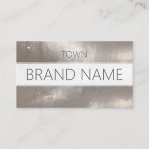 Carte De Visite Nom de marque Metallic Sparkle Fashion Blogger