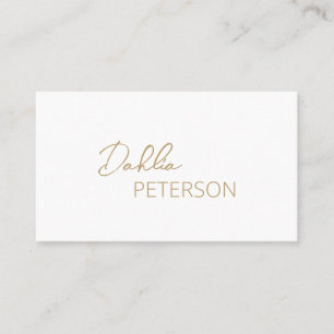 Carte De Visite Nom simple élégant Moderne