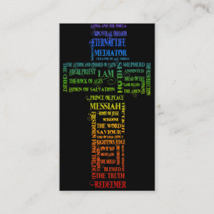 Carte De Visite Noms de 2:1 de Jésus Eph - région de 10 évangiles