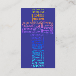 Carte De Visite Noms de croix de Jésus