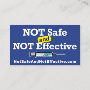 Carte de visite non sûr et non efficace