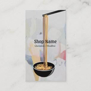 Carte De Visite Noodle Shop