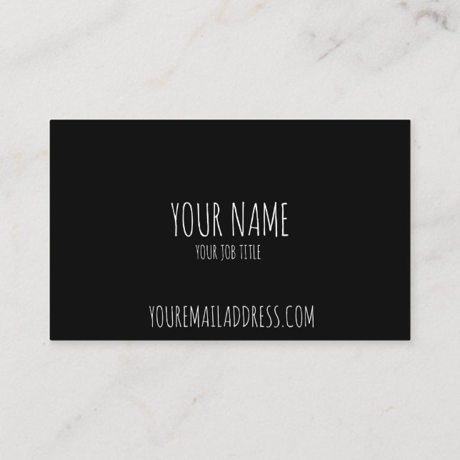 Carte De Visite Norme, 3,5" x 2,0", matte standard (Dos)