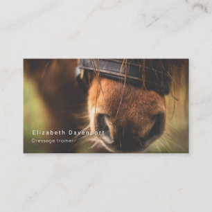 Carte De Visite Nose Cute Brown