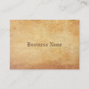 Carte De Visite Nostalgique vieux papier look Luxueux professionne