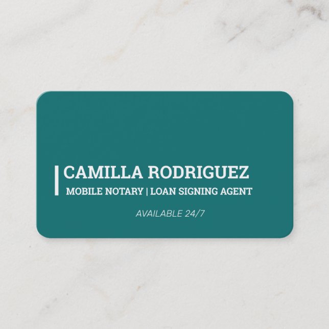 Carte De Visite Nota mobile (Devant)