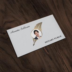 Carte de visite Notaire minimaliste professionnel
