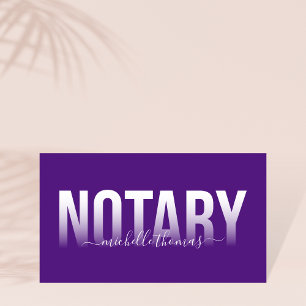 Carte De Visite Notary Loan Signing Agent Rose Gold Marble Busines