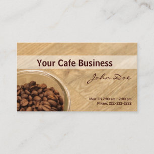 Carte De Visite Notre café-restaurant