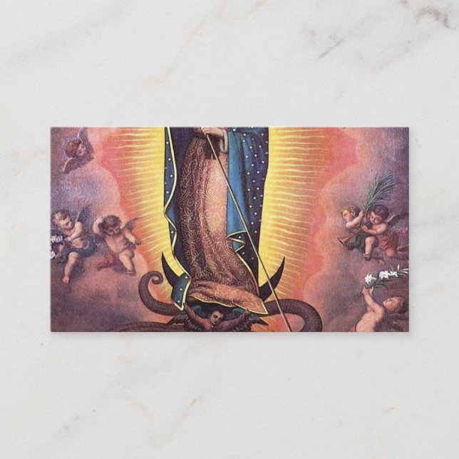Carte De Visite Notre Dame de la Guadalupe (Devant)