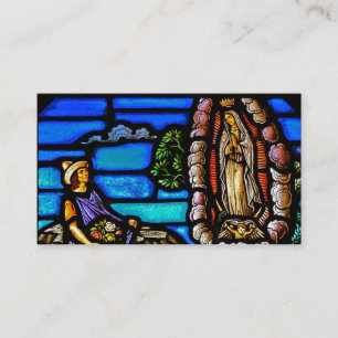 Carte De Visite Notre Senora verre souillé de Madame Guadalupe