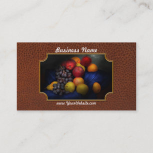 Carte De Visite Nourriture - fruit - de fruit toujours la vie