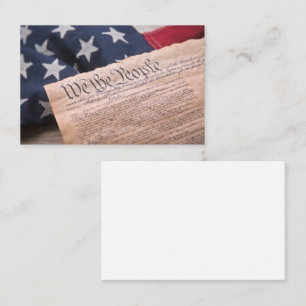 Carte De Visite Nous la Constitution du Peuple