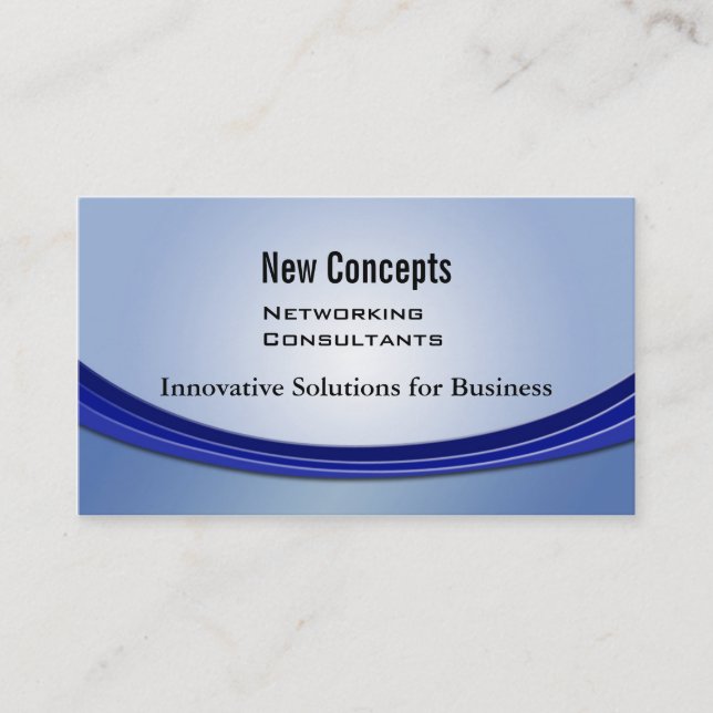 Carte De Visite Nouveaux concepts, consultants informatiques (Devant)