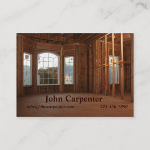 Carte De Visite Nouvel en construction à la maison