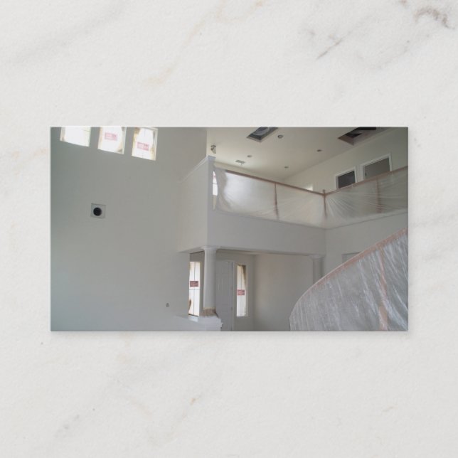 Carte De Visite Nouvelle construction à la maison (Devant)